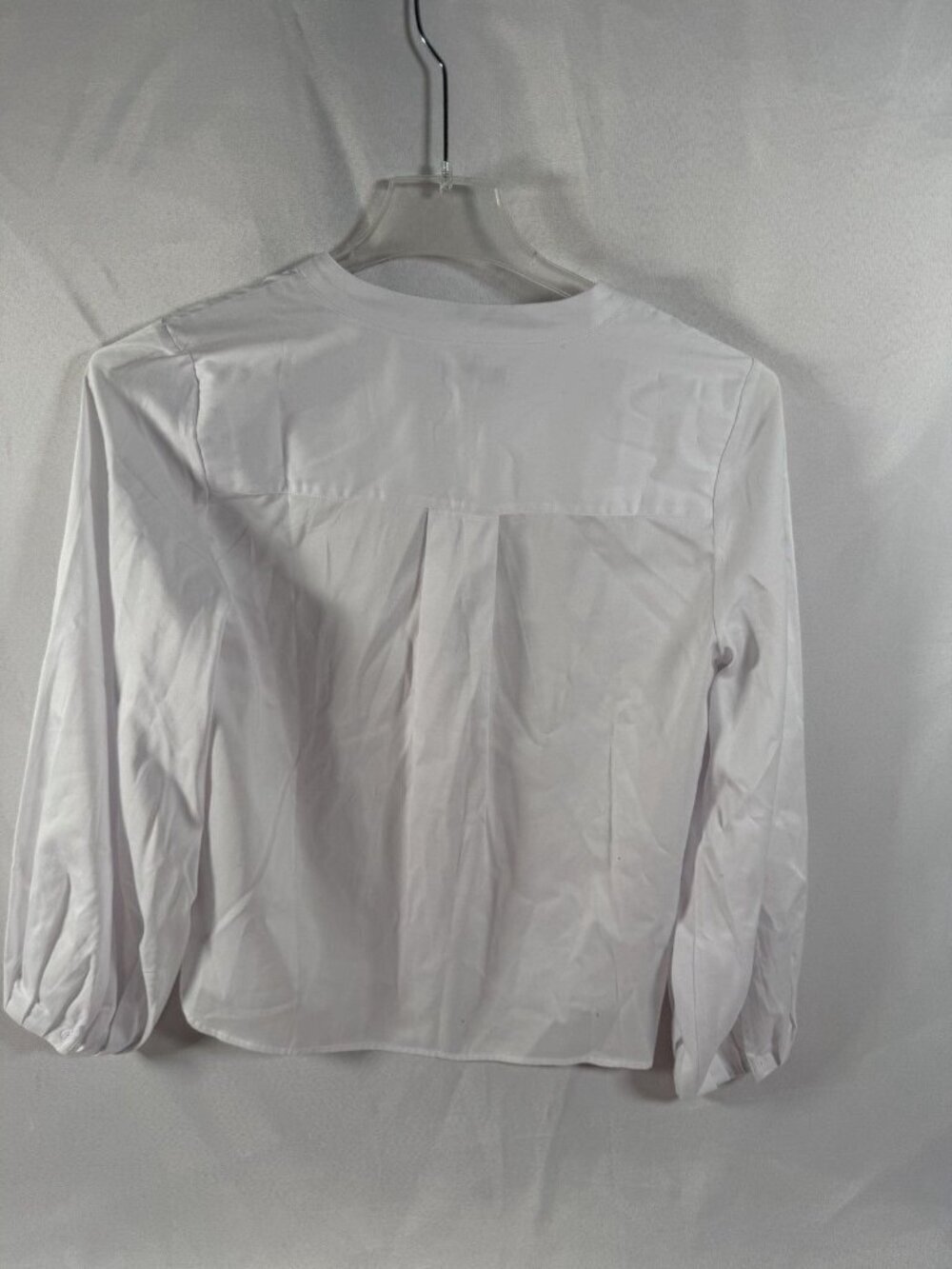 Madewell V-Neck Long-Sleeve Top Coastal Boho Minimalist Medium - Picture 4 of 7